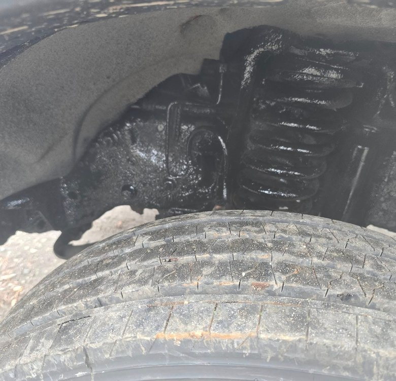 truck undercarriage with rust proofing